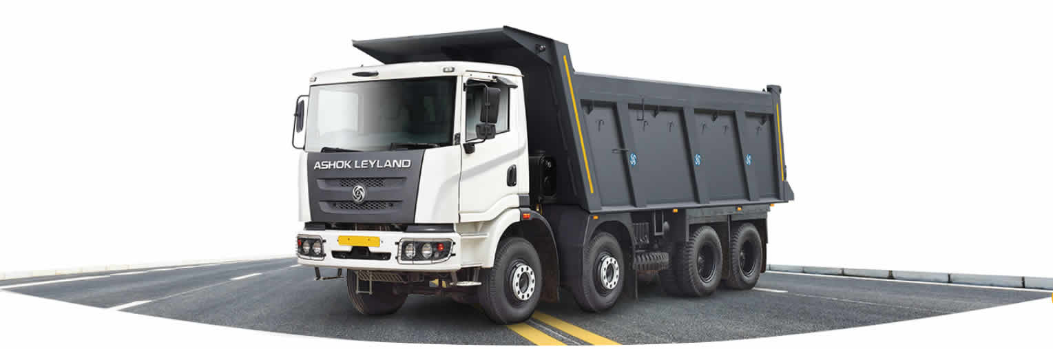 Ashok Leyland Captain heavy-duty tipper truck supplied by CallyFaith Nigeria Ltd